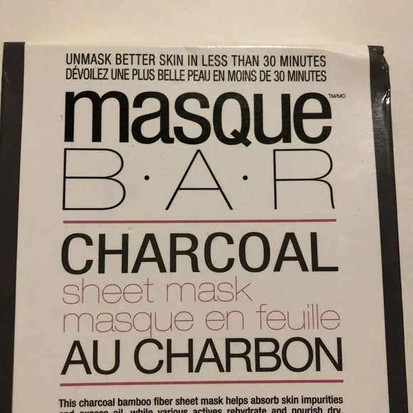 Masque BAR Charcoal Sheet Mask. Masks set of 3 - Picture 3 of 5